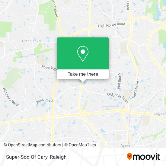 Super-Sod Of Cary map