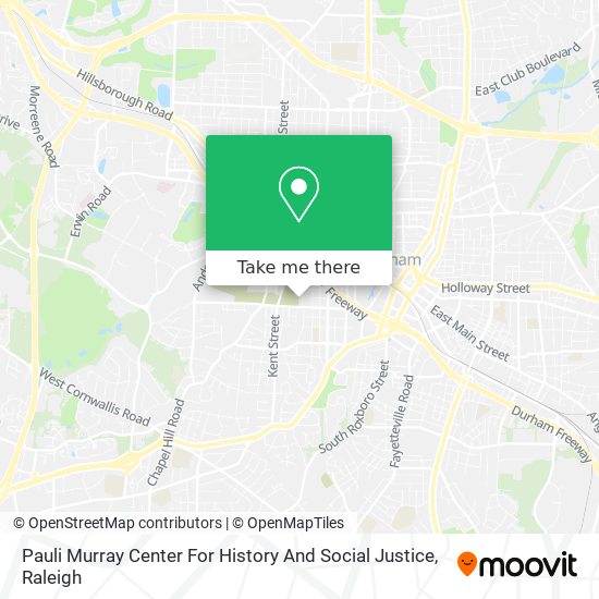 Mapa de Pauli Murray Center For History And Social Justice