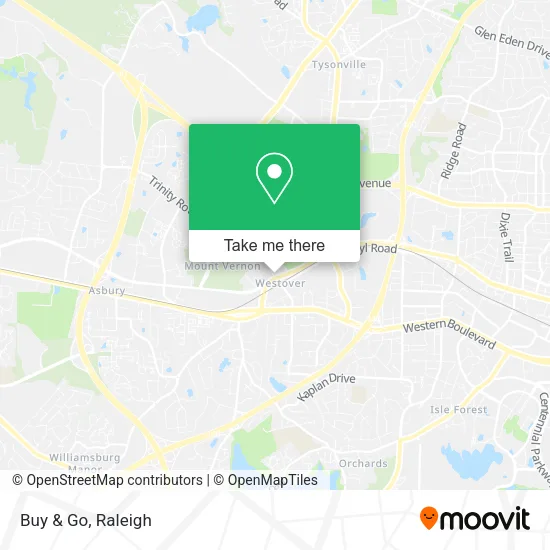 Buy & Go map