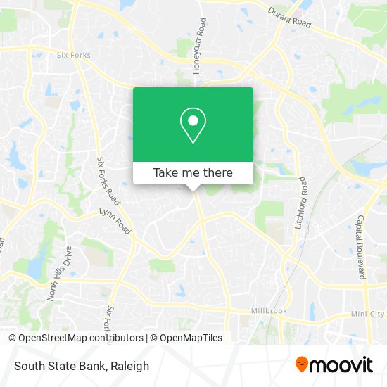 South State Bank map