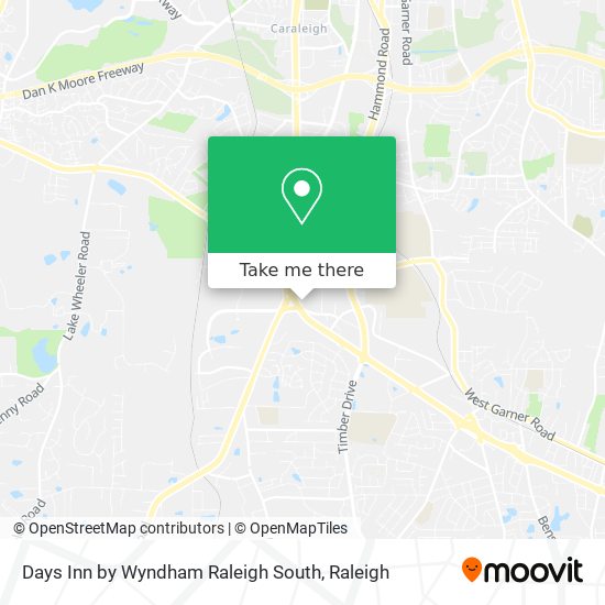 Days Inn by Wyndham Raleigh South map