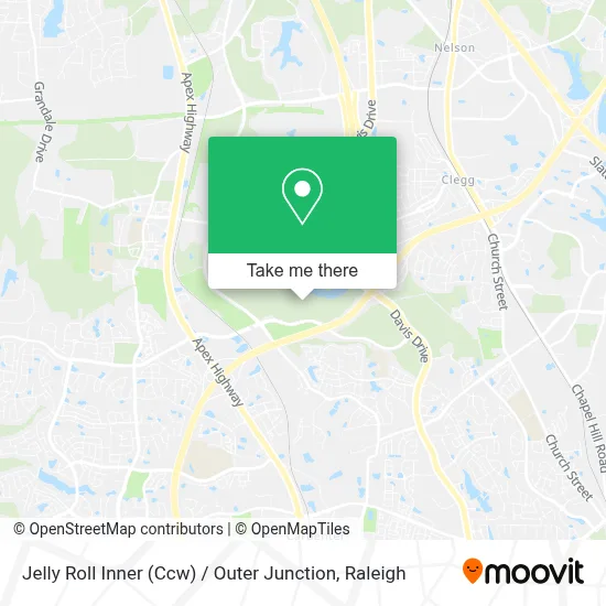 Jelly Roll Inner (Ccw) / Outer Junction map