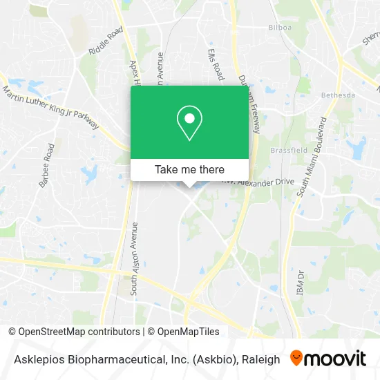 Asklepios Biopharmaceutical, Inc. (Askbio) map