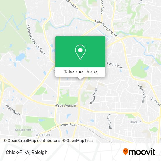 Mapa de Chick-Fil-A