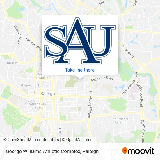 George Williams Athletic Complex map