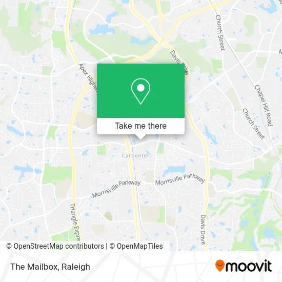 Mapa de The Mailbox