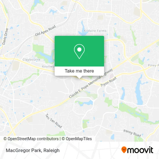 MacGregor Park map