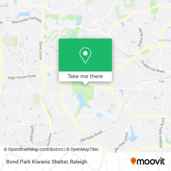 Mapa de Bond Park Kiwanis Shelter