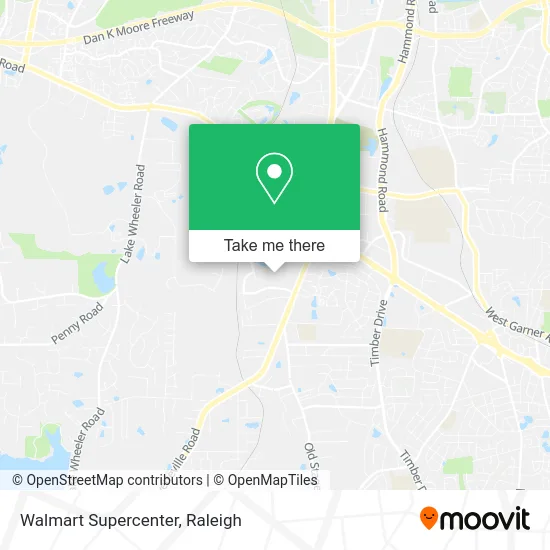 Walmart Supercenter map