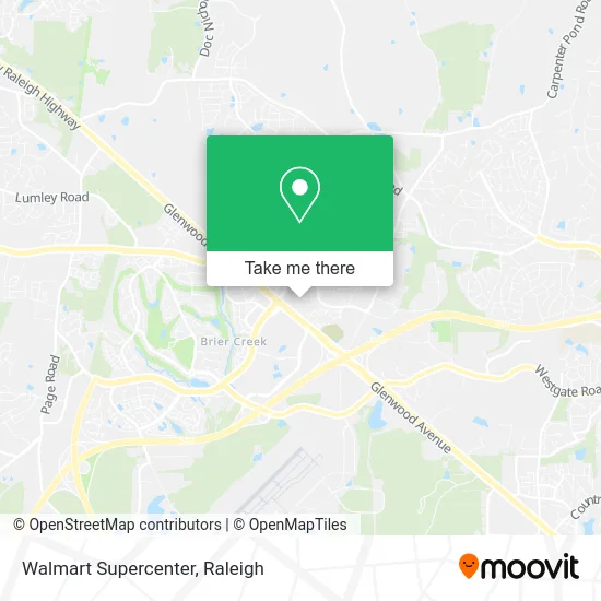 Walmart Supercenter map