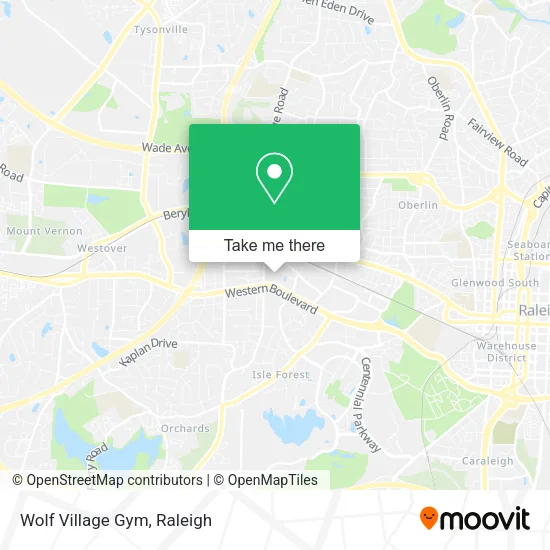 Mapa de Wolf Village Gym