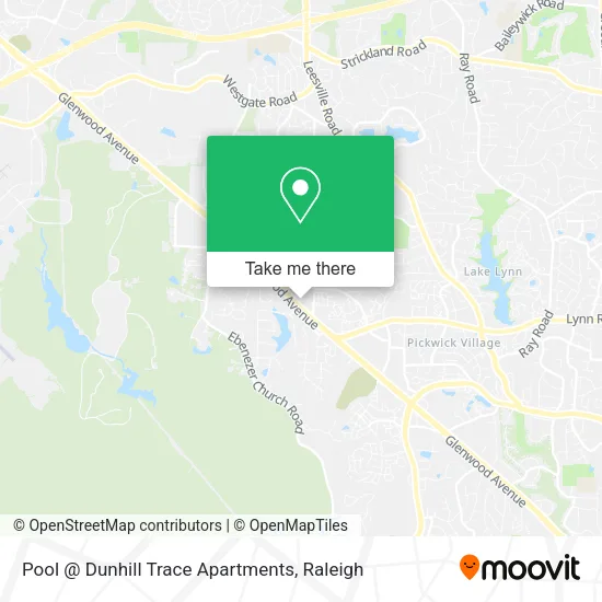 Pool @ Dunhill Trace Apartments map