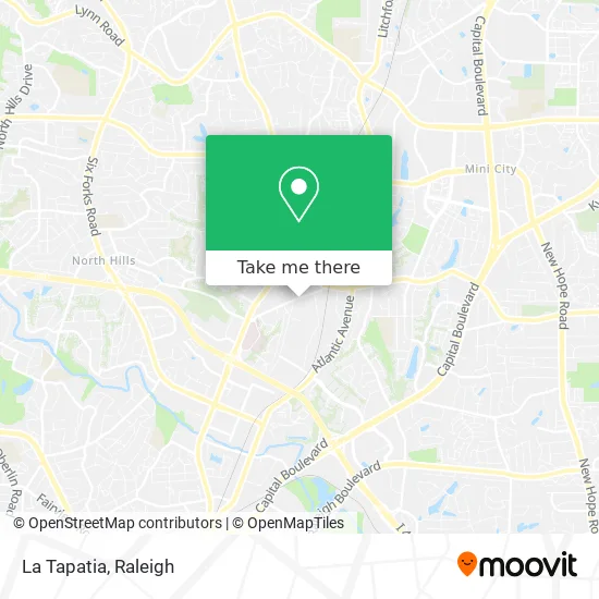La Tapatia map