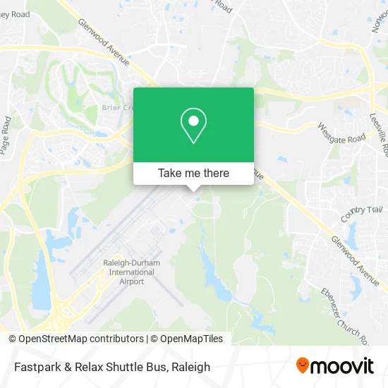 Fastpark & Relax Shuttle Bus map