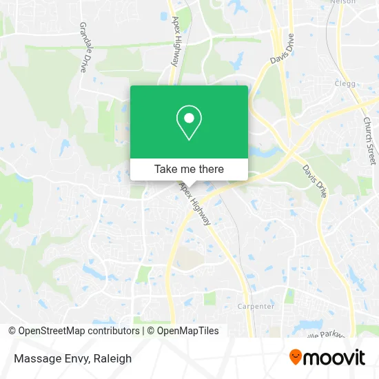 Massage Envy map
