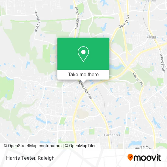 Harris Teeter map