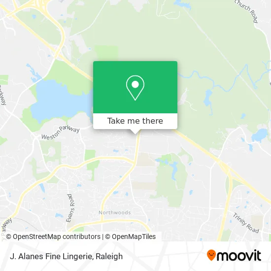 J. Alanes Fine Lingerie map