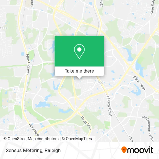 Sensus Metering map