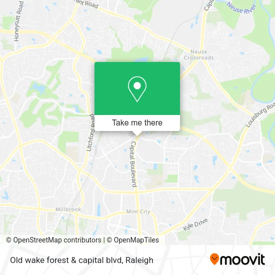 Old wake forest & capital blvd map