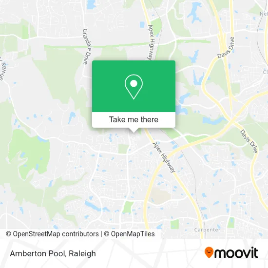 Amberton Pool map