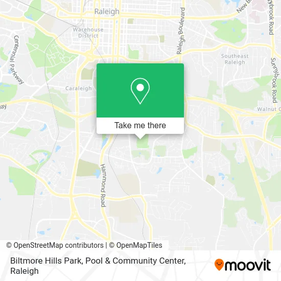 Biltmore Hills Park, Pool & Community Center map