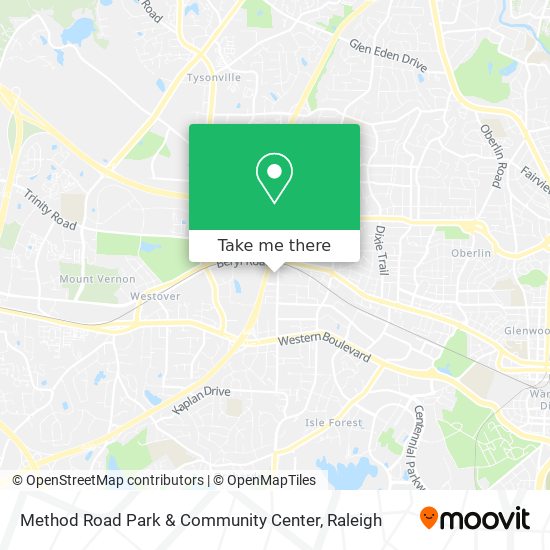 Method Road Park & Community Center map