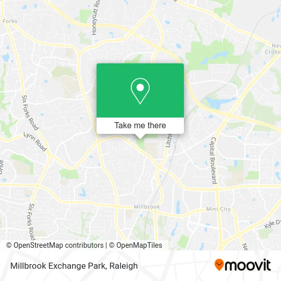 Millbrook Exchange Park map