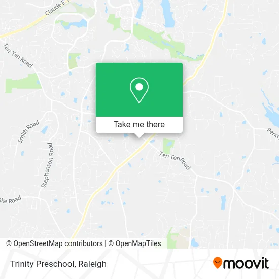 Trinity Preschool map