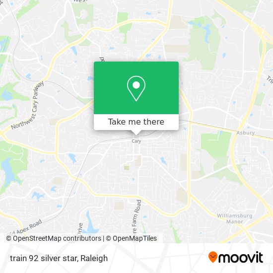 Mapa de train 92 silver star