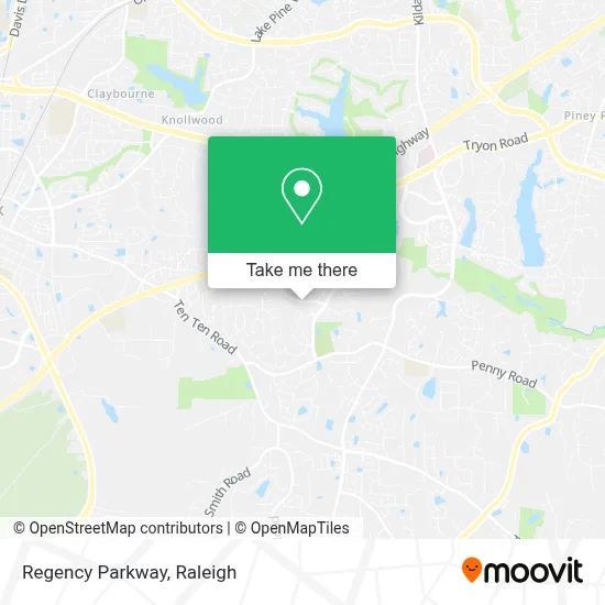 Regency Parkway map