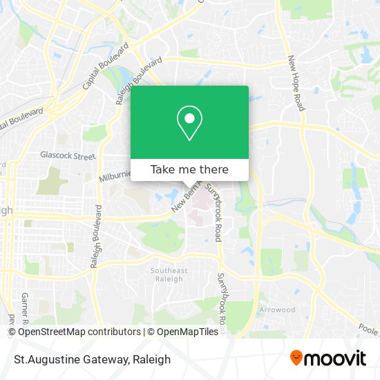 Mapa de St.Augustine Gateway