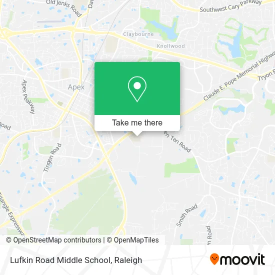 Lufkin Road Middle School map