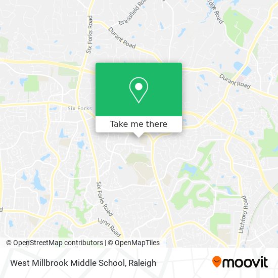 Mapa de West Millbrook Middle School