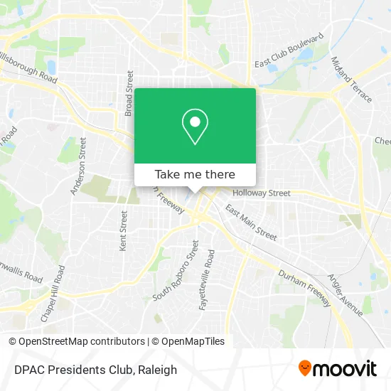 DPAC Presidents Club map