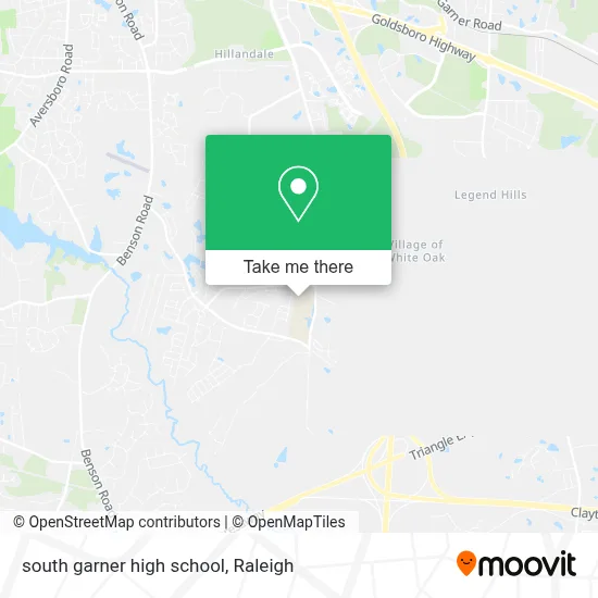south garner high school map
