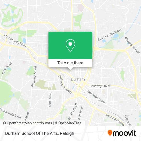 Durham School Of The Arts map