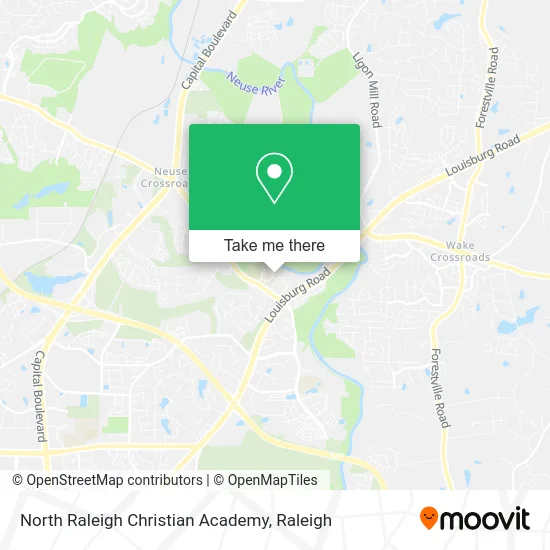 North Raleigh Christian Academy map