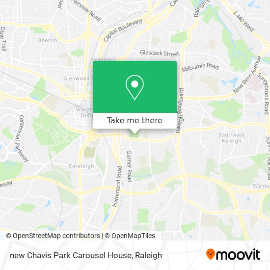 new Chavis Park Carousel House map