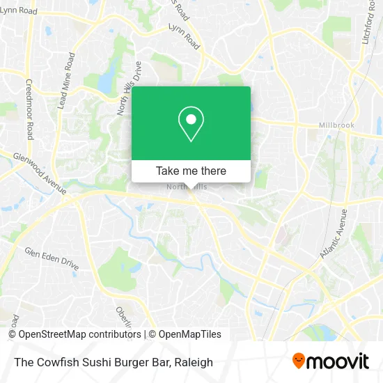 The Cowfish Sushi Burger Bar map
