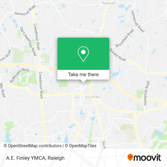 A.E. Finley YMCA map