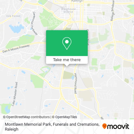 Montlawn Memorial Park, Funerals and Cremations map