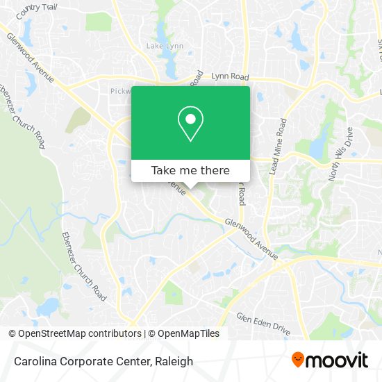 Carolina Corporate Center map