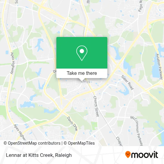 Lennar at Kitts Creek map
