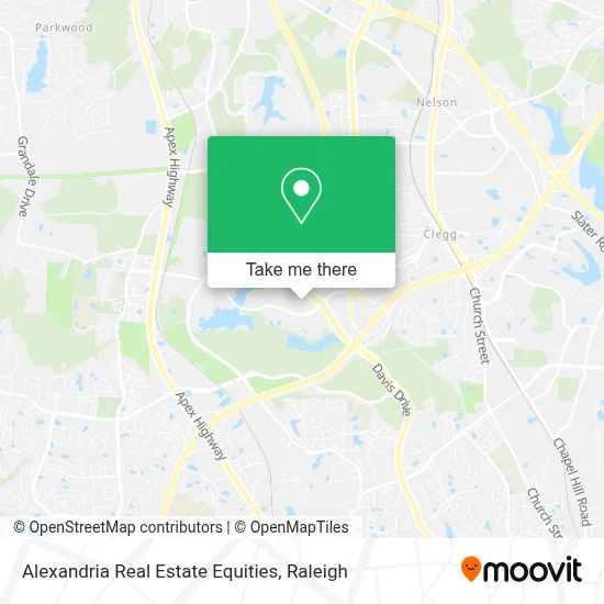 Alexandria Real Estate Equities map