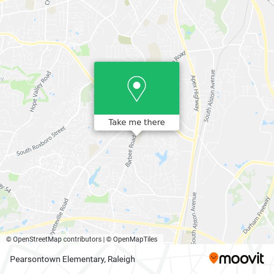 Mapa de Pearsontown Elementary