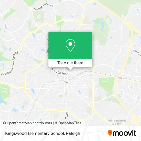 Kingswood Elementary School map