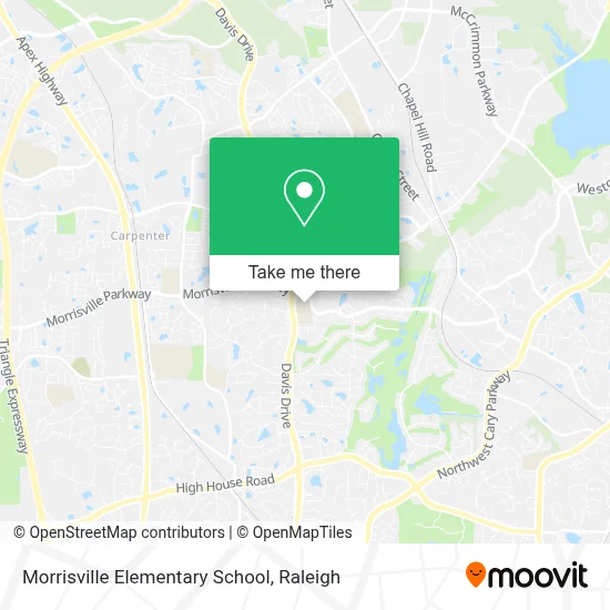 Morrisville Elementary School map
