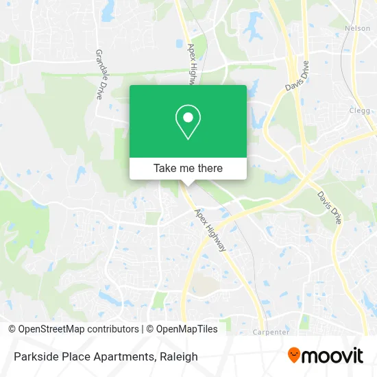 Parkside Place Apartments map