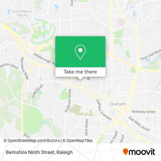 Berkshire Ninth Street map