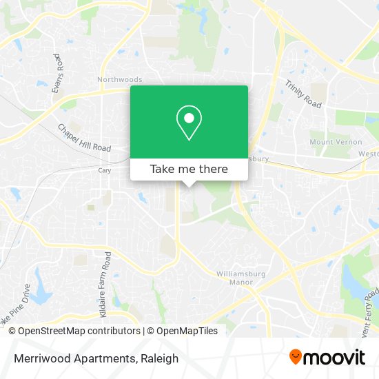 Merriwood Apartments map